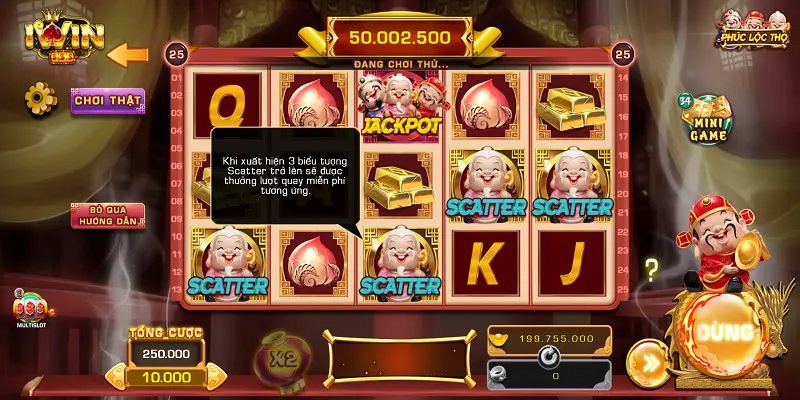 Tính năng đặc biệt của Slot Phúc Lộc Thọ tại iwin